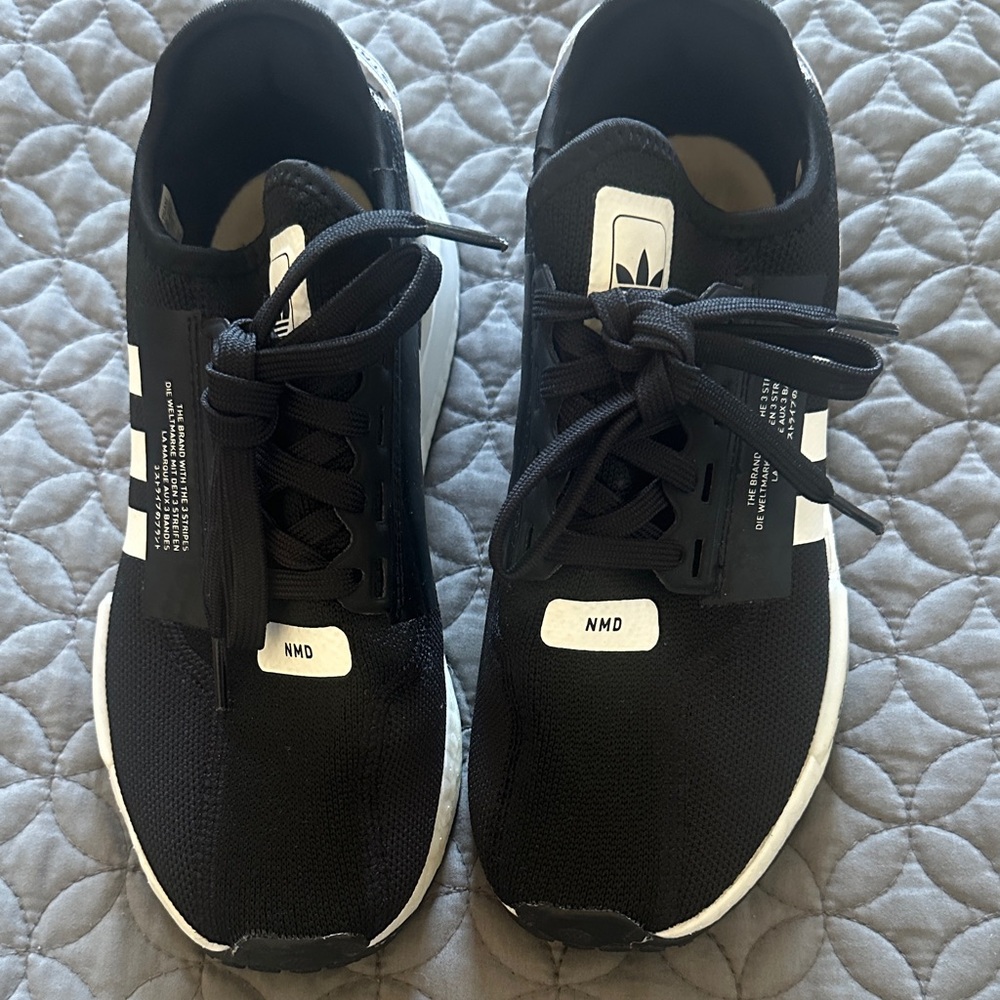 Adidas NMD Men's Black and White Sneakers Size 5